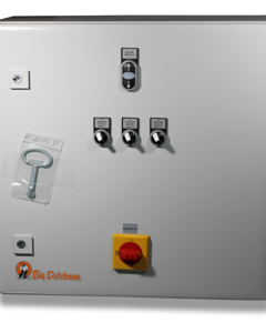 Control cabinet f/3 cable winches 0.37/0.55kW 400V key butto